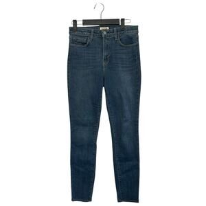 L'Agence Margo Skinny Jeans Women's Sz 27 Dark Vintage Timeless Edgy Preppy